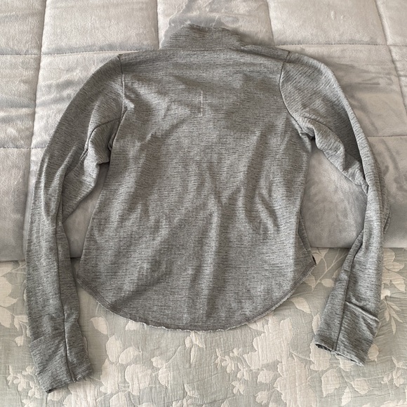 Nike running dri-fit gray women’s light jacket petite - Picture 6 of 6